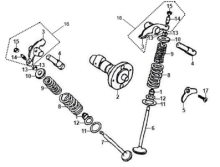 Подбор запчастей ГРМ Двигатель XS 125-K SYM