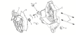 Right crankcase combination