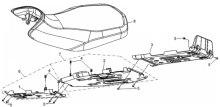 Подбор запчастей Сидение Кузов/Электрика ATV 600 (UA60A-6) ATV 600 SYM