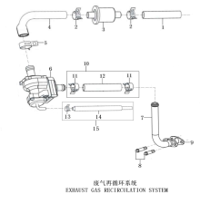 Подбор запчастей Система рециркуляции газов ZS166FMM (CB250-G) Двигатели