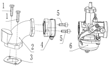 Подбор запчастей Воздушный клапан ZS1P62YML-2 (W190) Двигатели