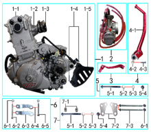 Подбор запчастей Двигатель RTC-300R Y (M4Y) ПТС RTC-300R Y BSE