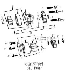 Подбор запчастей OIL PUMP ZS177MM (NC300) 30.124.1006 Двигатели