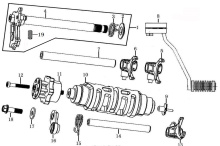 Подбор запчастей Механизм переключения передач ZS194MQ (NC450) #1 Двигатели