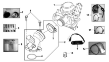 Подбор запчастей Карбюратор Двигатель GTS 250 (LM25W-6_edited) GTS 250 SYM