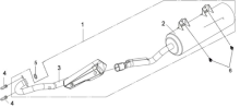 Подбор запчастей Глушитель Кузов/Электрика ATV 300 (UA30A-6) ATV 300 SYM