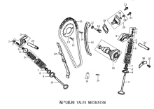 Подбор запчастей VALVE MECHANISM ZS165FMM (CB250D-G) [30.123.0512] Двигатели