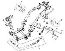 Подбор запчастей Рама Кузов/Электрика Symphony SR-50 (AZ05W1-T) Symphony SR-50 SYM