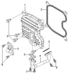 Подбор запчастей Клапанная крышка Двигатель GTS 250 (LM25W-6_edited) GTS 250 SYM