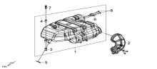 Подбор запчастей Воздушный фильтр Кузов/Электрика MaxSYM 600 (LX60A2) MaxSYM 600 SYM