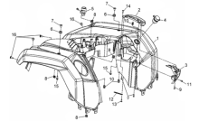 Подбор запчастей Передняя облицовка Кузов/Электрика ATV 600 (UA60A-6) ATV 600 SYM