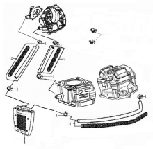 Подбор запчастей WATER COOLING SYSTEM ZS174MN-5 (NB300) 30.124.0600 Двигатели