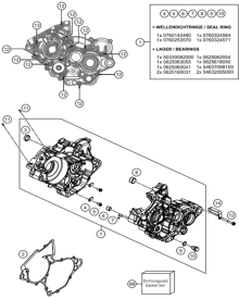 Подбор запчастей Картер двигателя XN125\150 XN125\150 Koshine