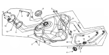 Подбор запчастей Бензобак Кузов/Электрика ATV 600 (UA60A-6) ATV 600 SYM