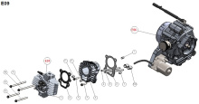 Подбор запчастей Цилиндр 1P44FMC (KTM50) Двигатели