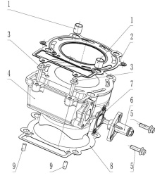 Подбор запчастей CYLINDER ASSEMBLY ZS182MN (NC300S) 30.124.1501 Двигатели