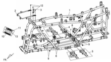 Подбор запчастей Рама Кузов/Электрика ATV 600 LE ATV 600 SYM