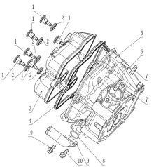 Подбор запчастей CYLINDER HEAD ASSY ZS182MN (NC300S) 30.124.1501 Двигатели