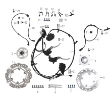 Подбор запчастей FRONT BRAKE Adviser 180 ADVISER Motosuper