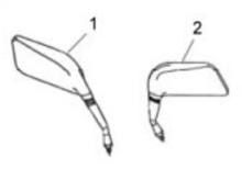 Подбор запчастей Зеркала заднего вида Кузов/Электрика ATV 200 SYM