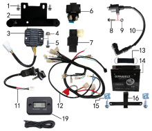 Подбор запчастей Электрика XT-1 (SA110) 150020017 XT-1 BSE