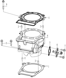 Подбор запчастей CYLINDER ASSEMBLY ZS194MQ (NC450) 30.125.0011 Двигатели