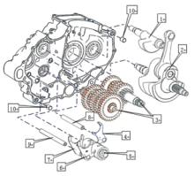 Подбор запчастей КПП в сборе ZS194MQ (NC450) Двигатели
