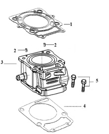 Подбор запчастей CYLINDER ASSEMBLY ZS174MN-5 (NB300) 30.124.0600 Двигатели