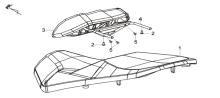 Подбор запчастей Сидение Кузов/Электрика MaxSYM 600 (LX60A2) MaxSYM 600 SYM