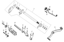 Подбор запчастей GEARSHIFT MECHANISM ZS174MN-5 (NB300) 30.124.0600 Двигатели