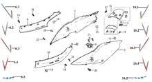 Подбор запчастей Боковая облицовка Кузов/Электрика EuroX 50 (BL05W7-6) EuroX 50 SYM