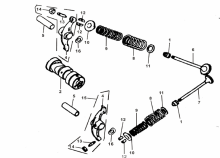 Подбор запчастей ГРМ YX125 (153FMI) electric starter Двигатели