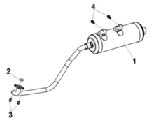 Подбор запчастей Глушитель Кузов/Электрика ATV 200 SYM