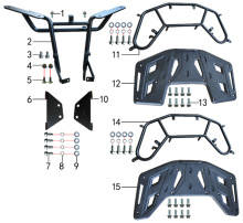 Подбор запчастей Багажники XT-1U (50021000 150021001 150021002 150021003) XT-1U BSE