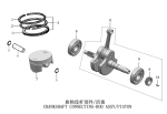 CRANKSHAFT CONNECTING-ROD ASSY/PISTON