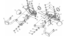 Подбор запчастей Задние поворотники Кузов/Электрика ATV 600 (UA60A-6) ATV 600 SYM