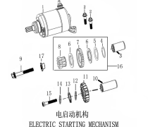 Подбор запчастей ELECTRIC STARTING MECHANI ZS177MM (NC300) 30.124.1006 Двигатели