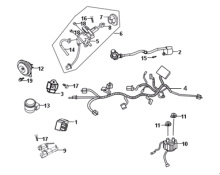 Подбор запчастей ЖГУТ ЭЛЕКТРИКИ КУЗОВ / ЭЛЕКТРИКА Orbit 50 (AV05W-6 AAA) Orbit 50 SYM