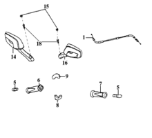 Подбор запчастей Зеркала Кузов/Электрика RS 125 (HS12W2-6) RS 125 SYM