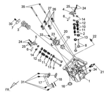 Подбор запчастей Головка цилиндра Двигатель ATV 600 LE ATV 600 SYM