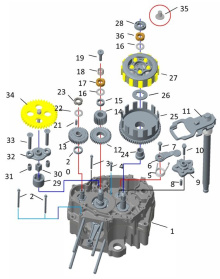 Подбор запчастей Сцепление TYX300 Двигатели