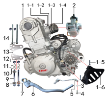 Подбор запчастей Двигатель М8 (101330011) с 2020 M8 BSE