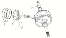 Подбор запчастей Crankshaft connecting rod piston combination HANDA K29 Двигатели