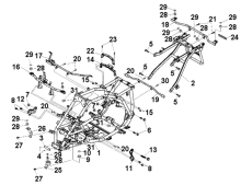 Подбор запчастей Рама Кузов/Электрика ATV 250 SYM