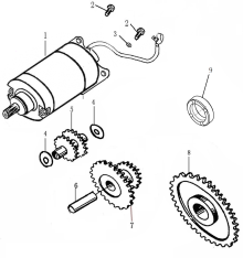 Подбор запчастей ELECTRIC STARTING MECHANI ZS174MN-5 (NB300) Двигатели