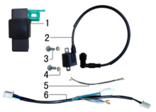 Подбор запчастей Электрика DX 125 BSE