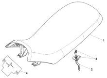 Подбор запчастей Сидение Кузов/Электрика ATV 200 SYM