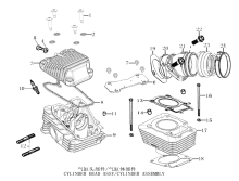 Подбор запчастей CYLINDER HEAD ASSY/CYLINDER ASSEMBLY  ZS172FMM-6 (CB250R) MJBS4B14 [30.123.2001] Двигатели