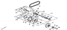 Подбор запчастей Сцепление Двигатель MaxSYM 600 (LX60A2) MaxSYM 600 SYM