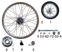 Подбор запчастей Переднее колесо J1/J2 limited edition J1/J2 BSE